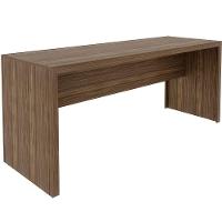 Mesa Para Escritório Escrivaninha 180 Cm Nogal