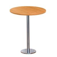 Mesa Pisa Beta Bistrô Fratini 107,50cm (a) Disco Redondo Inox Tampo Mdp Redondo Samba 80cm (l) - 1