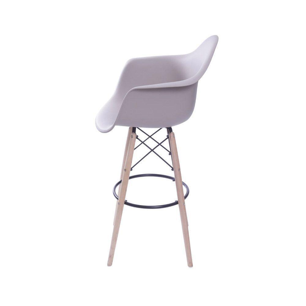Banqueta Eames Dkr Com Braço Fendi - 2