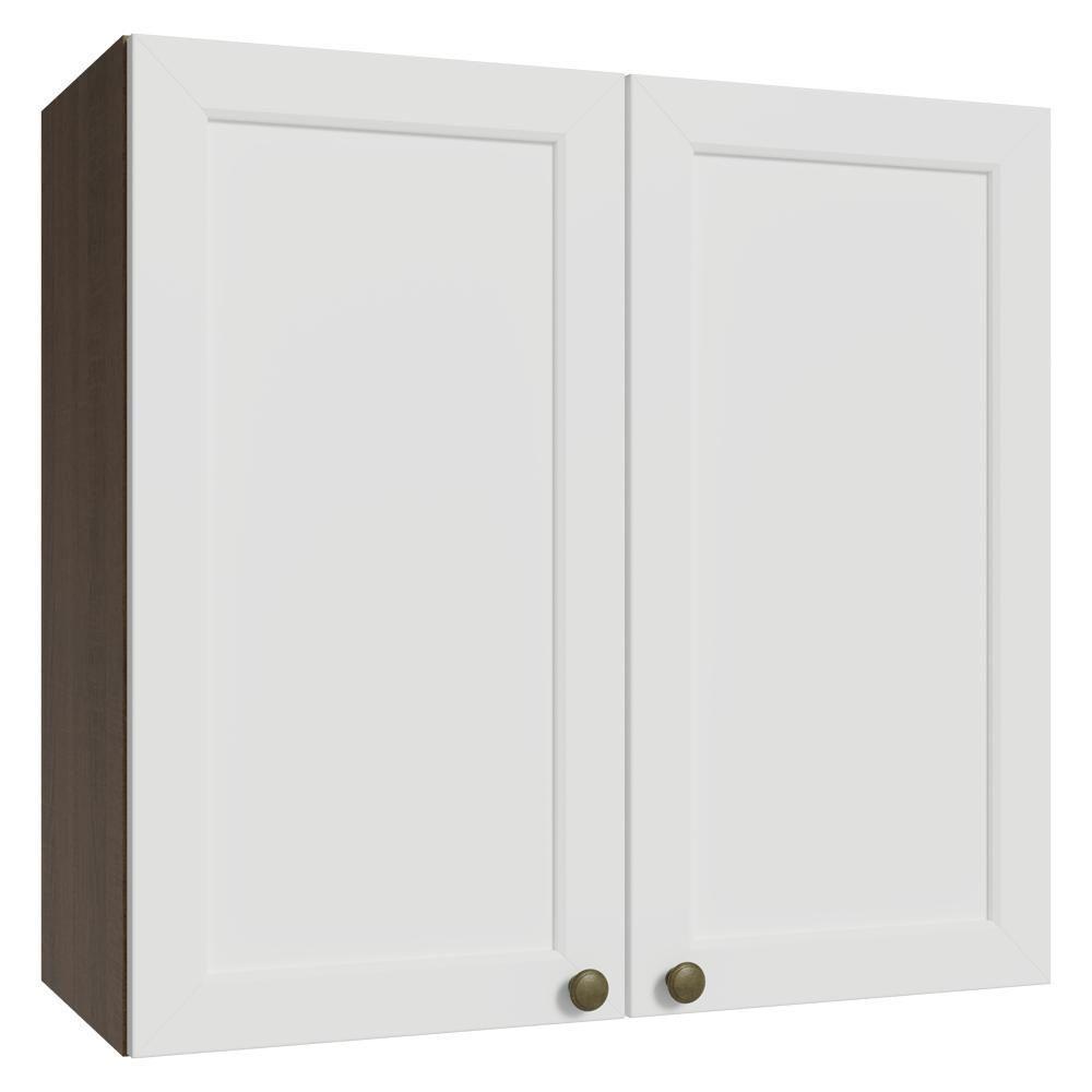 Armário Aéreo 70 Cm 2 Portas Vik Madesa Rustic/branco - 1