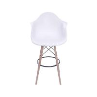 Banqueta Eames Dkr Com Braço Branco - 2