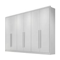 Guarda Roupa Casal 100% Mdf 6 Portas 6 Gavetas - Robust -branco - Móveis Novo Horizonte - 3