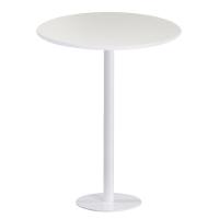 Mesa Pisa Beta Bistrô Fratini 107,50cm (a) Disco Redondo Branco Tampo Mdp Redondo Branco 70cm (l) - 1