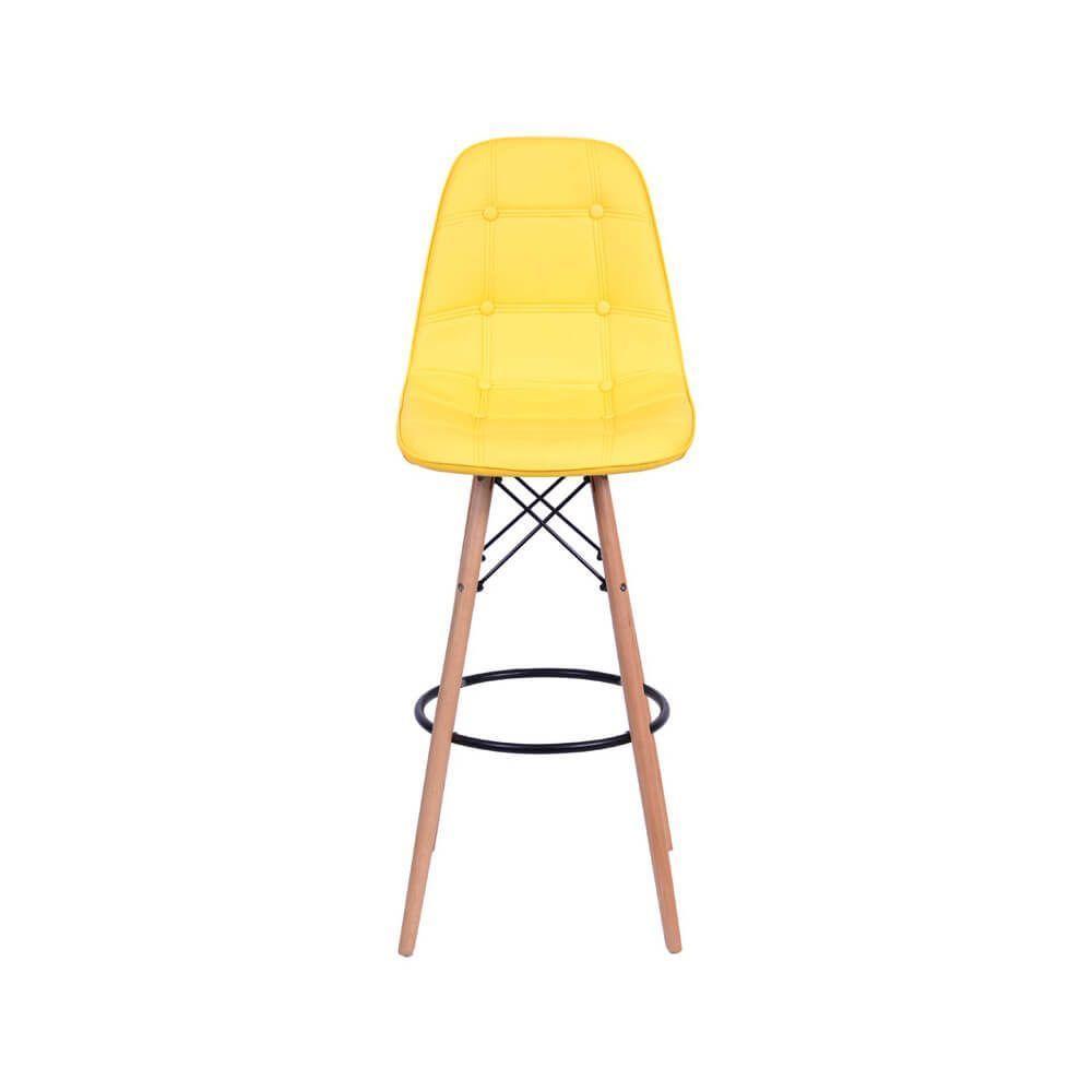 Banqueta Eames Dkr Botonê Amarela - 3
