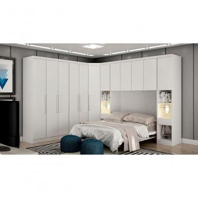Modulado Casal Completo 6 Portas 8 Gavetas - Linea-branco - Móveis Novo Horizonte