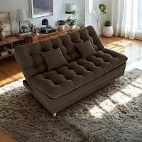 Sofa Cama 2 Lugares 185 Cm Duda Veludo Maserati Milani Store Marrom - 8