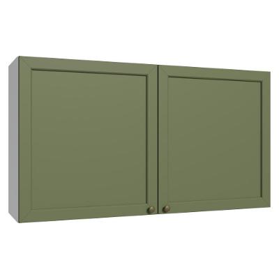 Armário Aéreo 120 Cm 2 Portas Vik Madesa Branco/verde