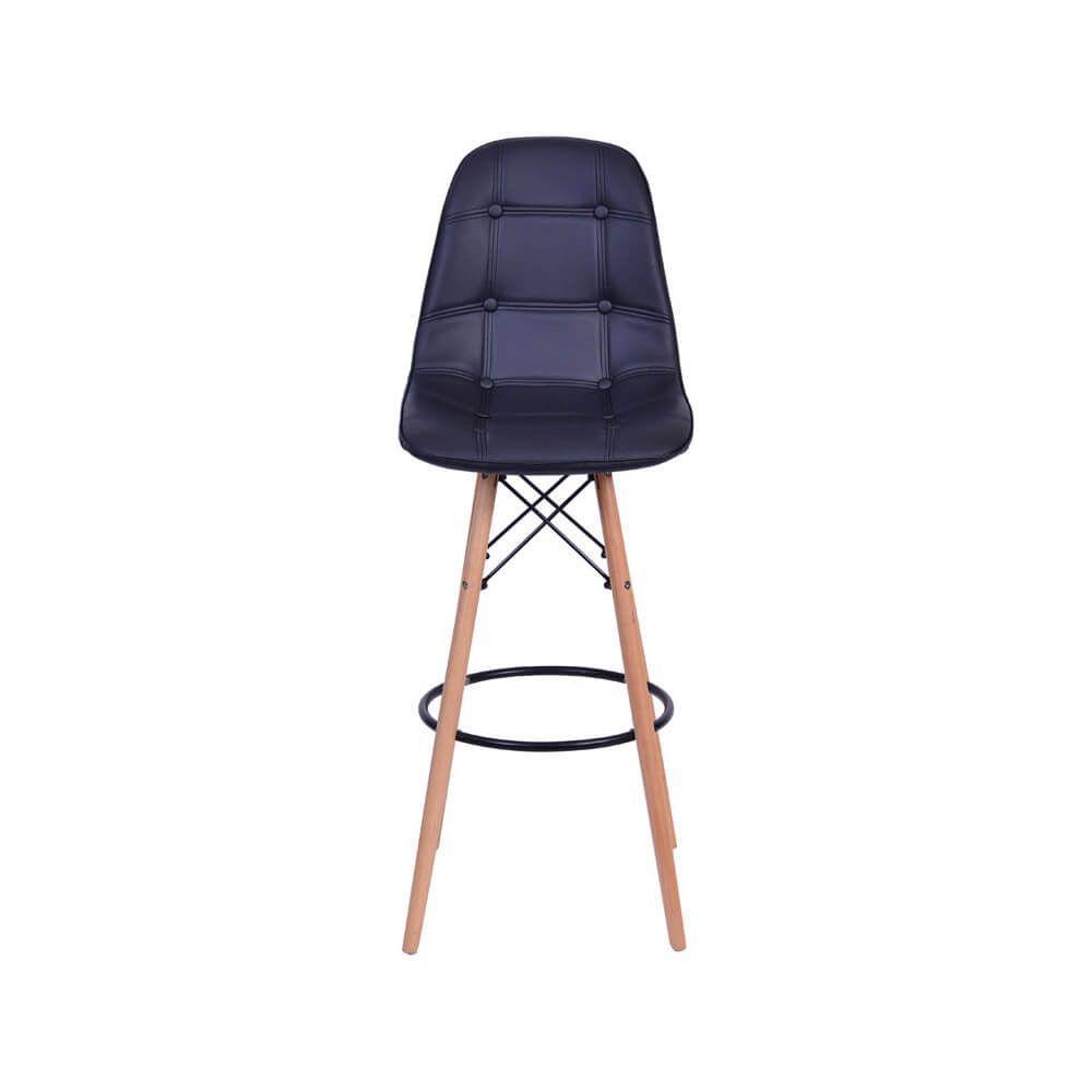 Banqueta Eames Dkr Botonê Preta - 2