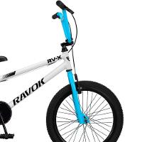 Bicicleta Aro 20 Bmx Rv-x Aero Freio V-brake Infantil Branca E Azul - 2