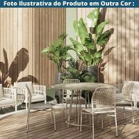 Kit 4 Cadeiras Empilhável Leme Fratini Aço Verde Assento E Encosto Trama De Corda Náutica Verde - 9