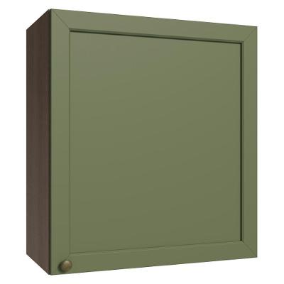 Armário Aéreo 60 Cm 1 Porta Vik Madesa Rustic/verde