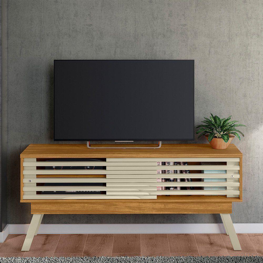 Aparador Bancada Para Sala Frizz 1.5 - 7 Decor Cumaru E Opala - 2