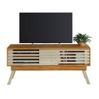 Aparador Bancada Para Sala Frizz 1.5 - 7 Decor Cumaru E Opala - 1