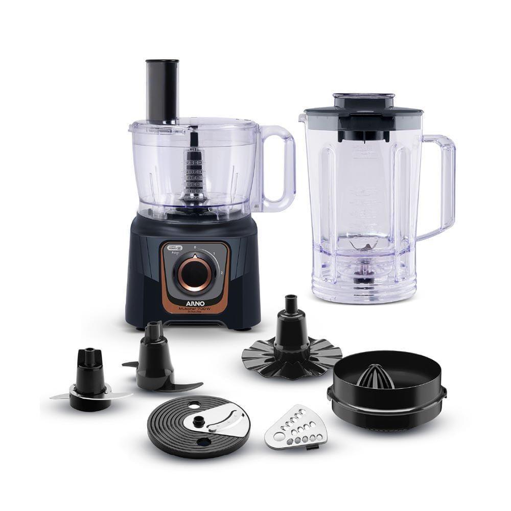 Multiprocessador Arno Multichef 700W Preto MP72 110V - 2