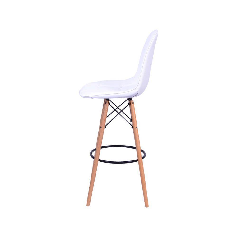 Banqueta Eames Dkr Botonê Branca - 2