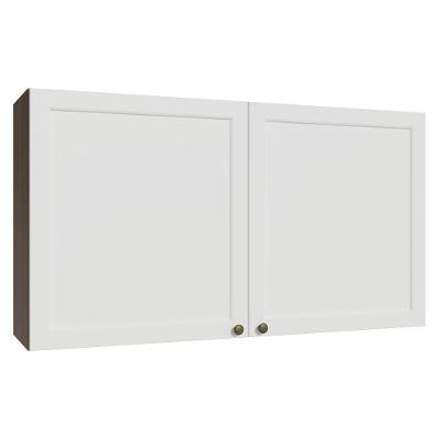 Armário Aéreo 120 Cm 2 Portas Vik Madesa Rustic/branco