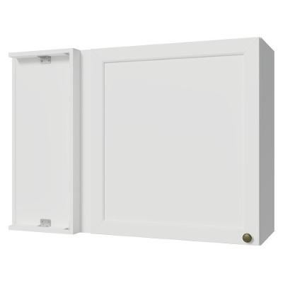 Armário Aéreo De Canto 1 Porta Vik Madesa Branco