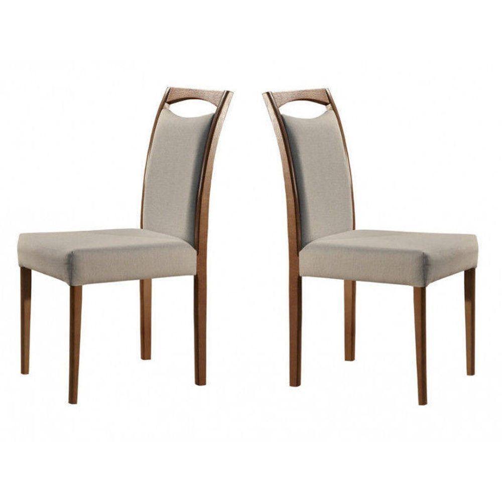 Cadeiras Para Mesa De Jantar De Madeira Maciça - Lívia - Espresso Móveis - 1