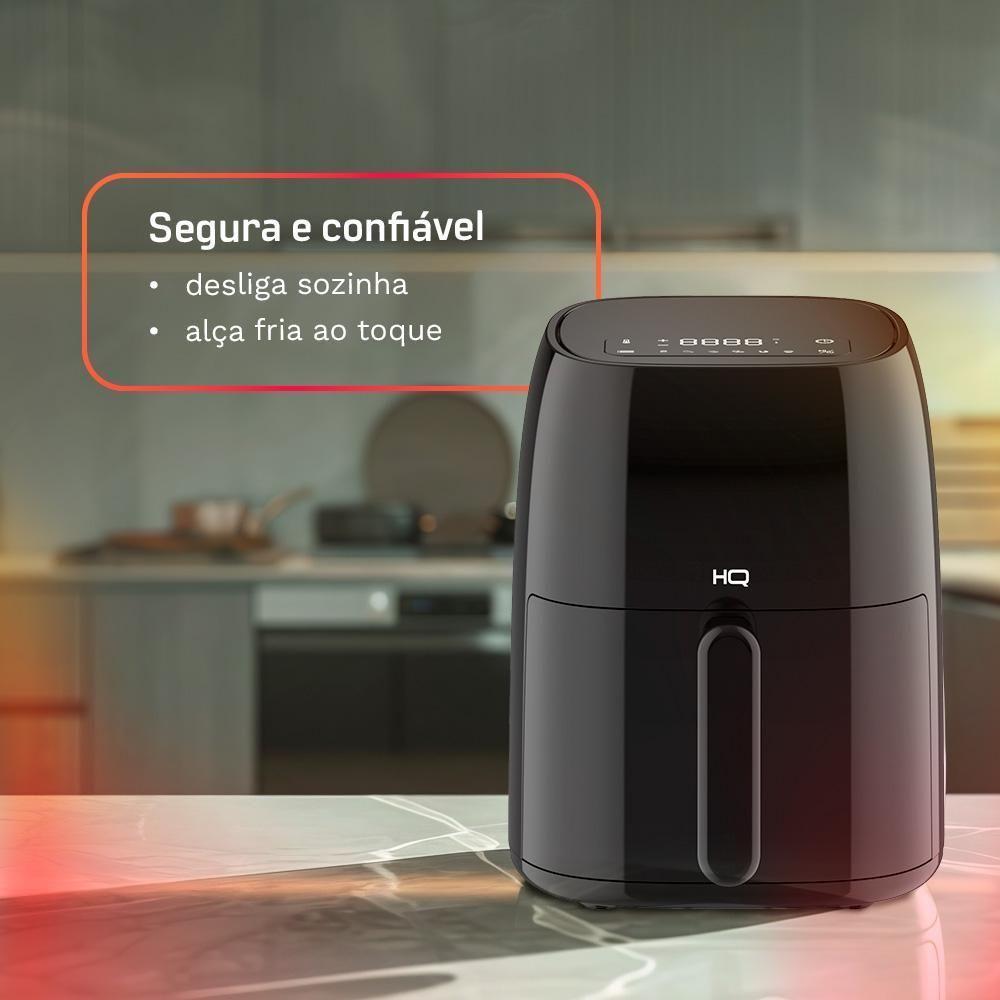 Fritadeira Sem óleo Airfryer HQ Digital Preto 4,8L HQ-AF4.8LDP 110V - 6