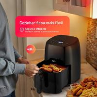 Fritadeira Sem óleo Airfryer HQ Digital Preto 4,8L HQ-AF4.8LDP 110V