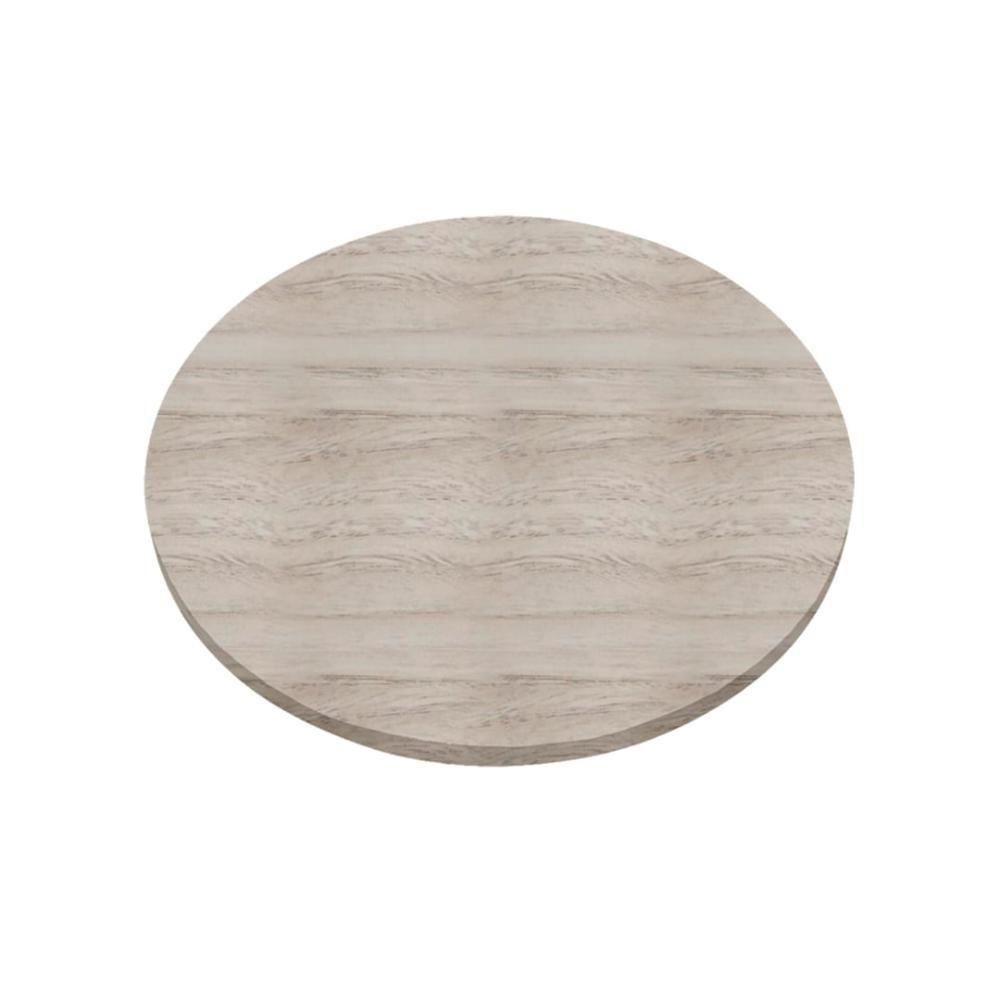 Mesa Pisa Beta Bistrô Fratini 107,50cm (a) Disco Redondo Preto Tampo Mdp Redondo Castanheira 60cm - 5