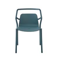 Kit 2 Cadeiras Empilhável Enjoy Rivatti 53 Cm (largura) Polipropileno (pp) Azul Aura Com Proteção Uv - 6