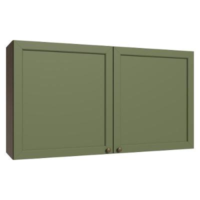 Armário Aéreo 120 Cm 2 Portas Vik Madesa Rustic/verde