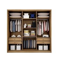 Guarda Roupa Casal Com Espelho 3 Portas 4 Gavetas - Medelim-cumaru - Móveis Novo Horizonte