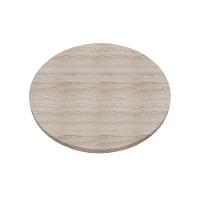 Mesa Pisa Beta Bistrô Fratini 107,50cm (a) Disco Redondo Preto Tampo Mdp Redondo Castanheira 70cm - 5