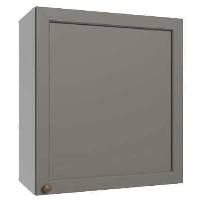 Armário Aéreo 60 Cm 1 Porta Vik Madesa Branco/cinza