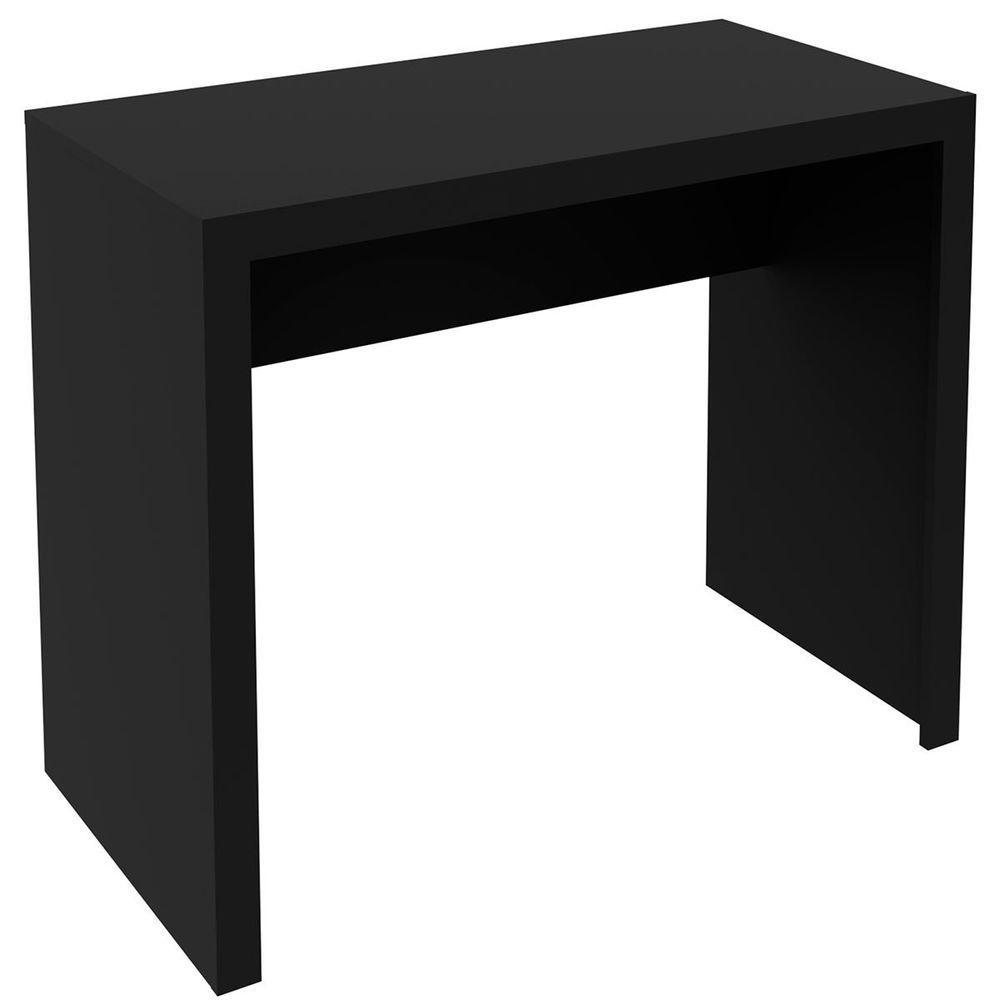 Mesa Para Escritório Escrivaninha 90 Cm Preto - 4