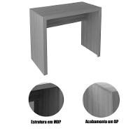 Mesa Para Escritório Escrivaninha 90 Cm Preto - 2