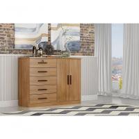 Cômoda Para Quarto Com Sapateira 5 Gavetas - Space-cumaru - Móveis Novo Horizonte - 1