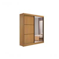 Guarda Roupa Solteiro 2 Portas 3 Gavetas - Atenas-cinamomo - Móveis D'doro - 1