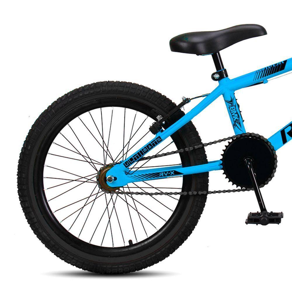 Bicicleta Aro 20 Bmx Rv-x Aero Freio V-brake Infantil Azul - 3