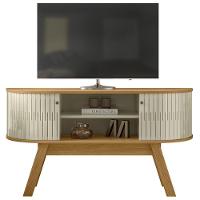 Rack Bancada Tv 55 Pol 136 Cm Atlanta Madetec Cumaru Opala - 1