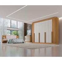 Guarda Roupa Casal 100% Mdf 8 Portas 8 Gavetas - Daymont - Móveis D'doro - 1