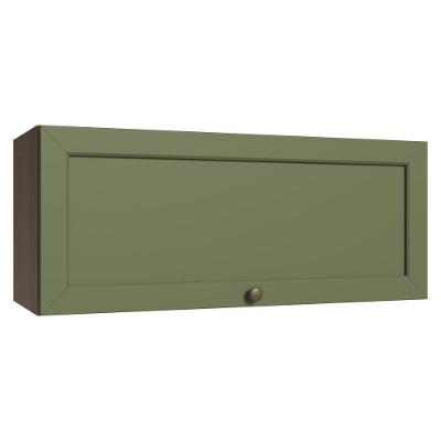 Armário Aéreo 80 Cm 1 Porta Basculante Vik Madesa Rustic/verde