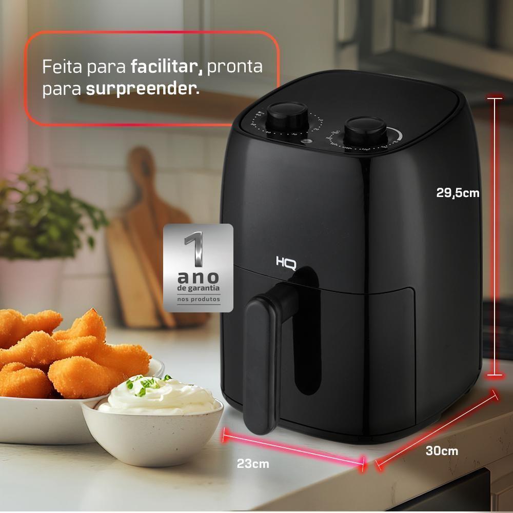 Fritadeira Sem óleo Airfryer HQ Preto 4,8L HQ-AF4.8LMP 220V - 3