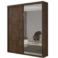 Guarda Roupa Solteiro Com Espelho 2 Portas 3 Gavetas - Búzios-canion - Star Móveis - 2