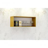 Nicho Para Cozinha 1 Porta Basculante - Eduarda-cinamomo-off White - Chf Móveis - 3