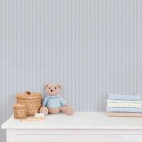 Papel De Parede Enzo Listrado Azul 292-2 - 2