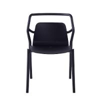 Kit 2 Cadeiras Empilhável Enjoy Rivatti 53 Cm (largura) Polipropileno (pp) Preto Com Proteção Uv - 3