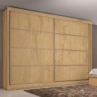 Guarda Roupa Casal 2 Portas 6 Gavetas - Sevilha-amêndoa - Made Marcs - 1