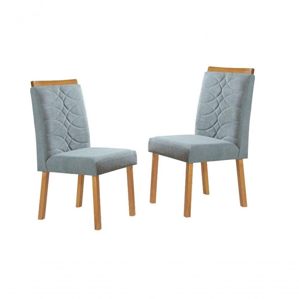 Cadeiras Para Mesa De Jantar Estofada - Andria - Art Salas - 1