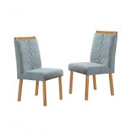 Cadeiras Para Mesa De Jantar Estofada - Andria - Art Salas - 1