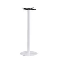 Mesa Pisa Beta Bistrô Fratini 107,50cm (a) Disco Redondo Branco Tampo Mdp Redondo Noce Nat 60cm (l) - 2