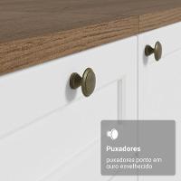 Armário Aéreo 60 Cm 1 Porta Basculante Vik Madesa Rustic/branco - 6