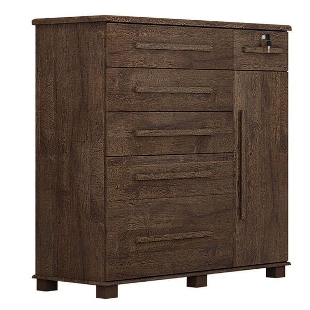 Cômoda Para Quarto Com Sapateira 6 Gavetas - 046-canion - Star Móveis - 2