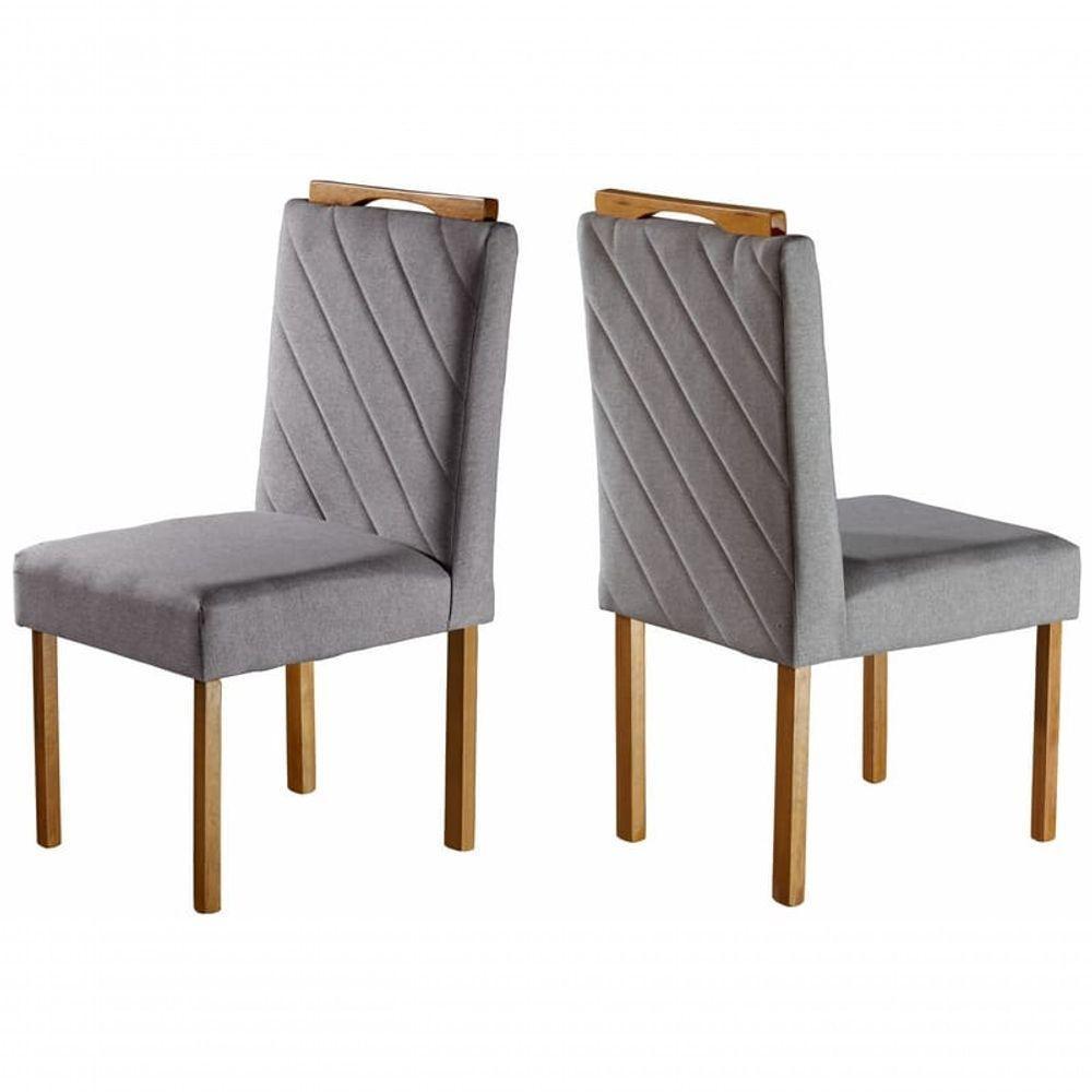 Cadeiras Para Mesa De Jantar Madeira Maciça - Jade - Móveis Mundial - 1